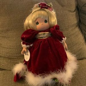 Precious Moments Stocking Doll Mary Christmas